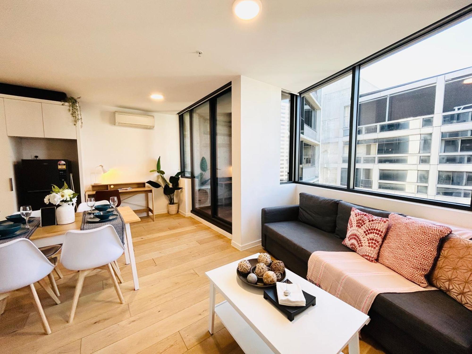 The Escape In Southern Cross Station Apartment Melbourne Phòng bức ảnh