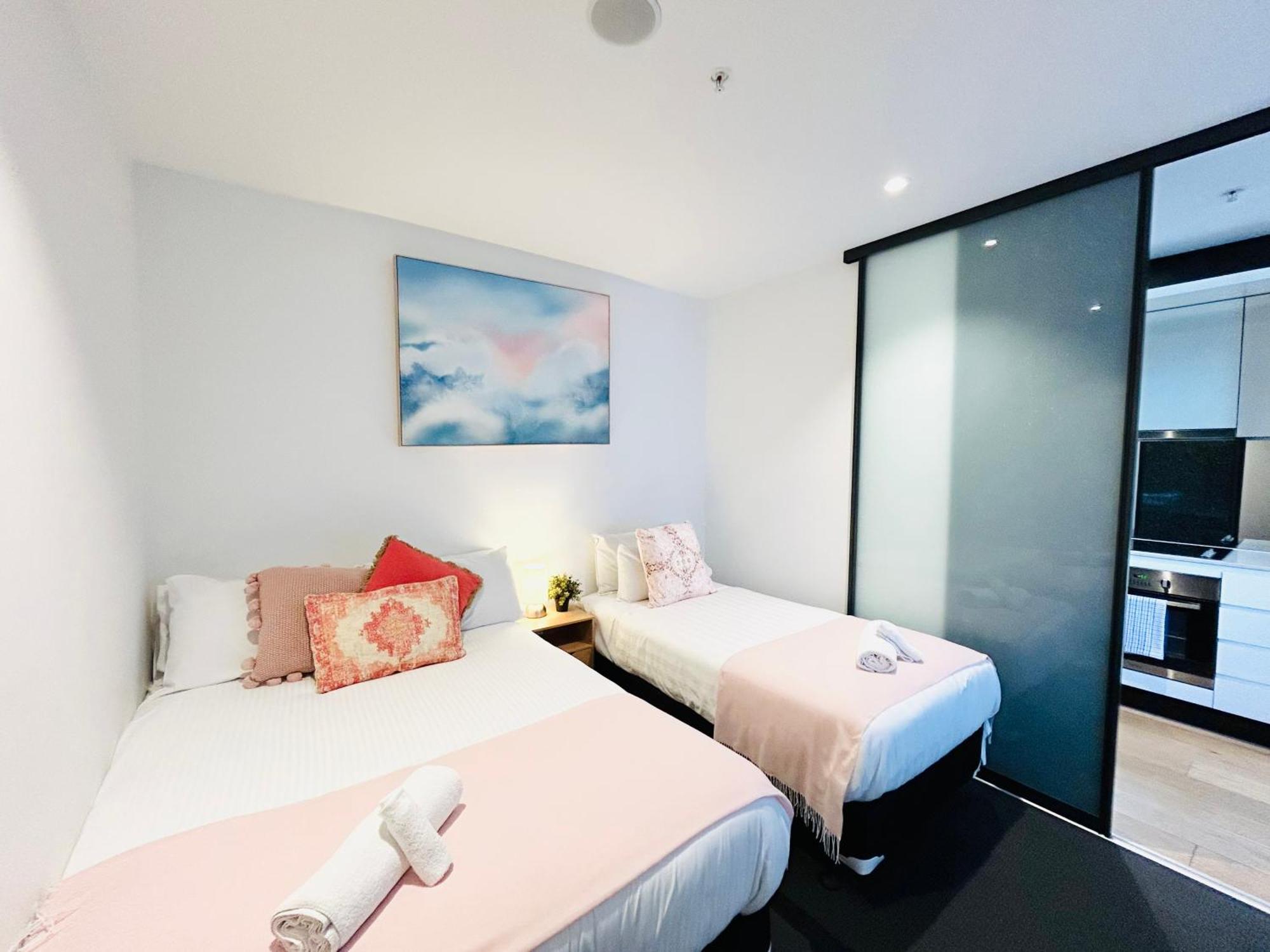 The Escape In Southern Cross Station Apartment Melbourne Phòng bức ảnh