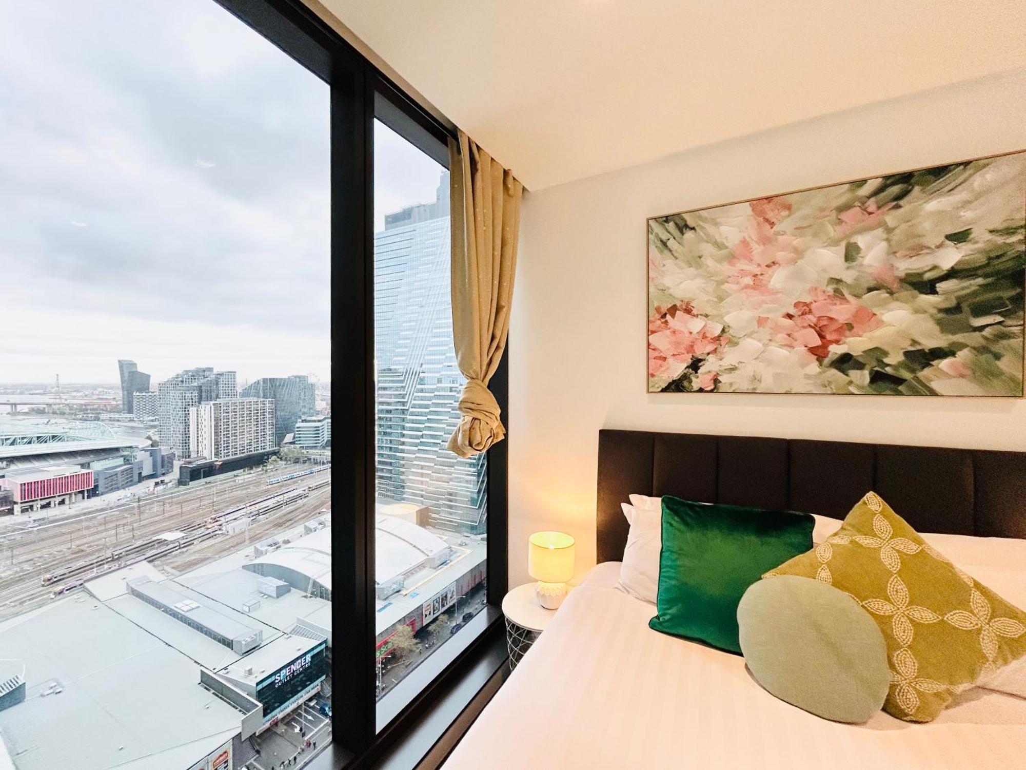 The Escape In Southern Cross Station Apartment Melbourne Phòng bức ảnh